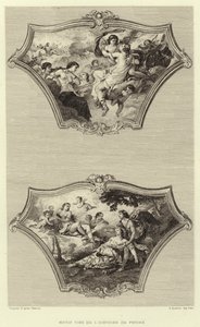Wzór Opony z opowieści o Psyche (grawerunek) autorstwa Francois (after) Boucher