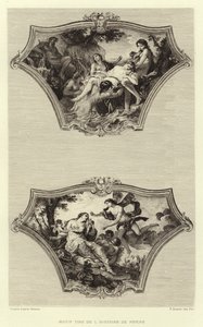 Motyw Zaczerpnięty z historii Psyche (grawerunek) autorstwa Francois (after) Boucher