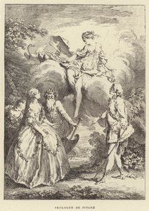 Prolog de Psyche (grafika) autorstwa Francois (after) Boucher