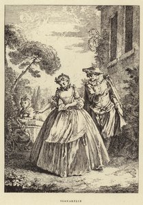 Sganarelle (grawerowanie) autorstwa Francois (after) Boucher