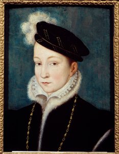 Portret Francois II (1544-1560) Król Francji Obraz Francois Clouet (1515-1572) około 1553 Chantilly, Musee Conde