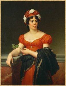 Portret Germaine Necker, Mme ... (olej na płótnie)