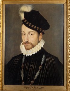 Portret Karola IX (1550-1574), króla Francji Obraz Atelier autorstwa Francois Cloueta (około 1515-1572)