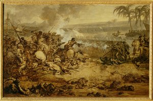Bitwa o piramidy ... autorstwa François André Vincent