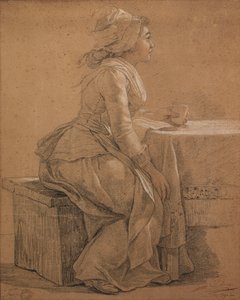 Portret Mademoiselle Marie Gabrielle Capet, malarki autorstwa François André Vincent