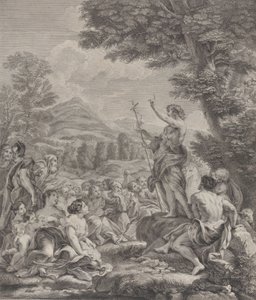 Św. Jan Chrzciciel przemawia do tłumu, ca. 1729.