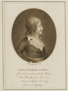 Louis Charles Capet autorstwa Francois Bonneville