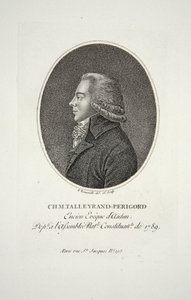 Pan Talleyrand-Périgord, Encien Eveque dAutun, wyd. 1791 autorstwa Francois Bonneville