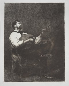 Gitarzysta autorstwa François Bonvin