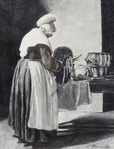 Kucharz autorstwa François Bonvin