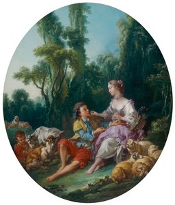 Czy myślą o winogronach? (Pensent-ils au raisin?) autorstwa François Boucher