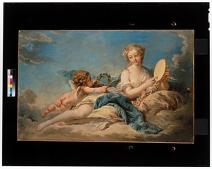 Clio, muza historii i pieśni autorstwa François Boucher