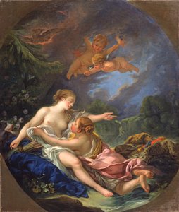 Jowisz i Kallisto, ok. 1766 (olej na płótnie) autorstwa François Boucher