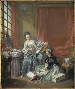 Miller - The Miller, Boucher, Francois (1703-1770). olej na płótnie autorstwa François Boucher