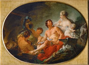 Les forges de Vulcain - Kuźnia Wulkana ... autorstwa François Boucher