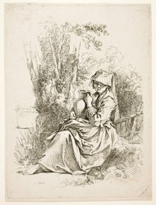 Wieśniaczka z dzbanem autorstwa François Boucher