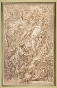 Pigmalion i Galatea autorstwa François Boucher
