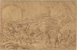 Powrót do owczarni autorstwa François Boucher