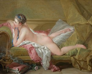 Dziewczynka w bezruchu autorstwa François Boucher