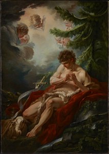 Święty Jan Chrzciciel autorstwa François Boucher