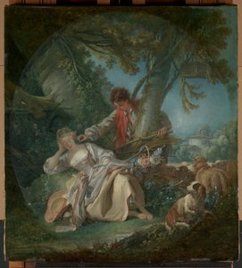 Przerwany sen autorstwa François Boucher