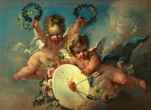 Miłosny cel autorstwa François Boucher