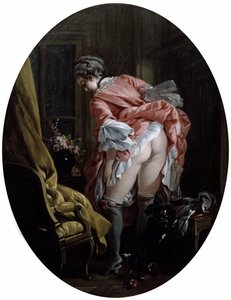 Podniesiona spódnica autorstwa François Boucher