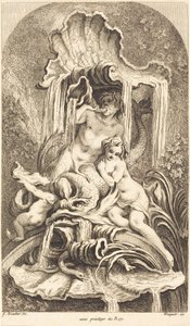 Tryton i nimfa autorstwa François Boucher