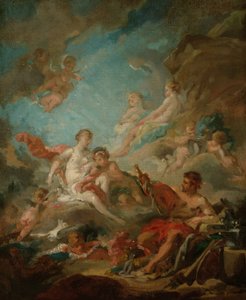 Wenus w warsztacie Wulkana autorstwa François Boucher