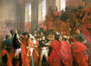 Bonaparte i Sobór Pięciuset w St. Cloud, 10 listopada 1799, 1840 (szczegół z 50509)