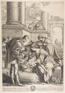 Adoracja.n.d. autorstwa Francois Chauveau