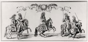 Karuzela dla Ludwika XIV (1639-1715) ok. 1662 autorstwa Francois Chauveau