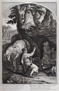 Ilustracja z „Życia św. Brunona, założyciela zakonu Chartreux” Paryż 1660. według obrazów Eustachego Le Sueura i grawerowana przez Fran Sois Chauveau ©UIG/Leemage autorstwa Francois Chauveau