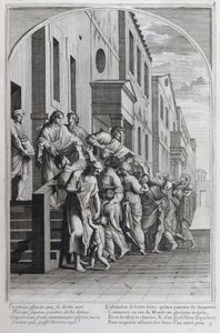 Ilustracja z „Życia św. Brunona, założyciela zakonu Chartreux” Paryż 1660. według obrazów Eustachego Le Sueura i grawerowana przez Fran Sois Chauveau ©UIG/Leemage autorstwa Francois Chauveau