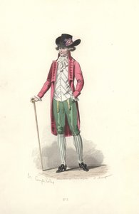Dandy, era Marii Antoniny. autorstwa Francois Claudius Compte Calix