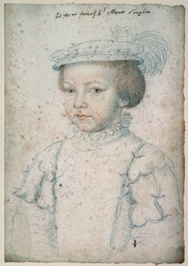 Portret króla Francji Franciszka II (1544-1560). Rysunek Francois Cloueta (1515-1572) autorstwa François Clouet