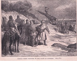 Harold wzięty do niewoli przez hrabiego Ponthieu AD 1063