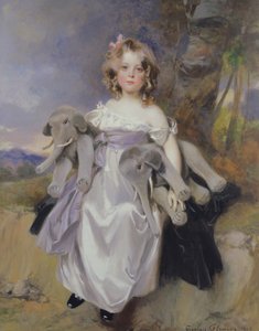Portret dziewczynki ze słonikami, 1908