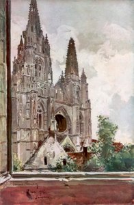Ruiny opactwa Saint Jean des Vignes, Soissons, Francja, 17 maja 1915, 1926. autorstwa Francois Flameng