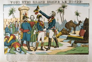 Napoleon i generał Kleber na wyprawie do Egiptu, 1798, c1835