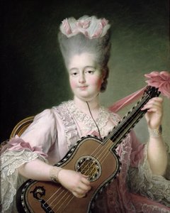 Portret Marie-Clothilde z Francji (1759-1802), znanej również jako Madame Clothilde, królowa Sardynii, 1775 (po renowacji)