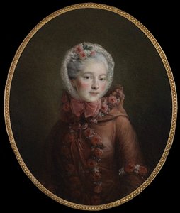 Portret księżniczki Natalii Pietrownej Galitzine 1741-1837, 1760 autorstwa Francois Hubert Drouais