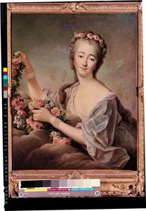 Portret hrabiny du Barry (1743-93) jako Flora