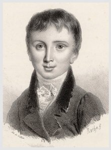Franciszek Liszt w wieku 11 lat, ok. godz. 1822. autorstwa Francois Le Villain