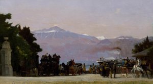 A Ouchy autorstwa Francois Louis David Bocion