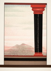 Ilustracja z Prometeusza w łańcuchach Ajschylosa, wyd. 1941 (druk szablonowy) autorstwa Francois Louis Schmied