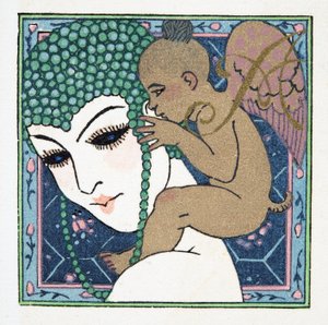 List A, z Personages de Comedie, wyd. 1922 (odbitka szablonowa) autorstwa Francois Louis Schmied