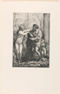 Artysta i nimfa z Twelve Etchings Chifflarta