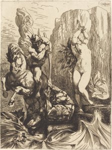 Perseusz i Andromeda autorstwa Francois Nicolas Chifflart