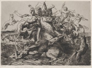 Niespodzianka, XIX wiek. autorstwa Francois Nicolas Chifflart